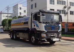 陕汽后双桥15吨纯电动绿化喷洒车