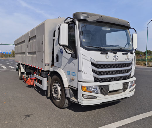 跃进16-18立方纯电动洗扫车