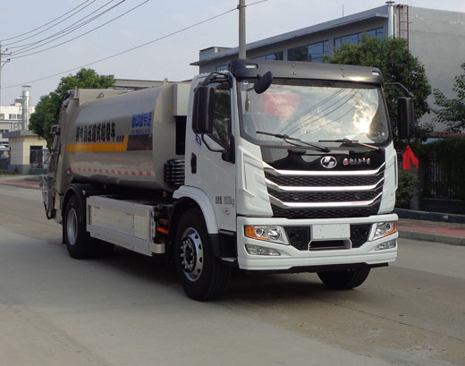 跃进10-12立方纯电动压缩式垃圾车