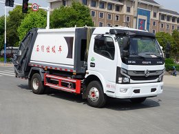 东风8-9立方纯电动压缩式垃圾车